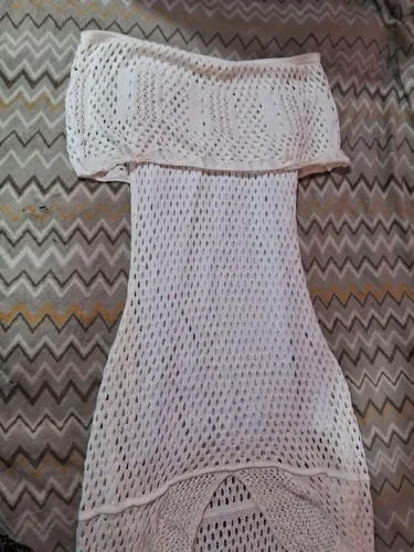 Vestido Longo Crochê