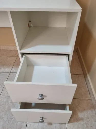 Mesa de Escritório com Gavetas 100% MDF