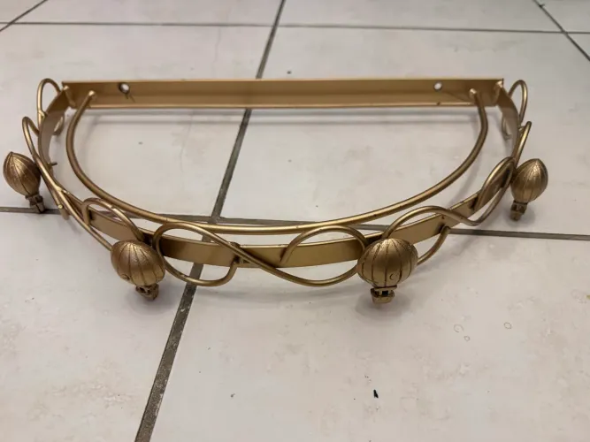 Dossel dourado 46 cm largura