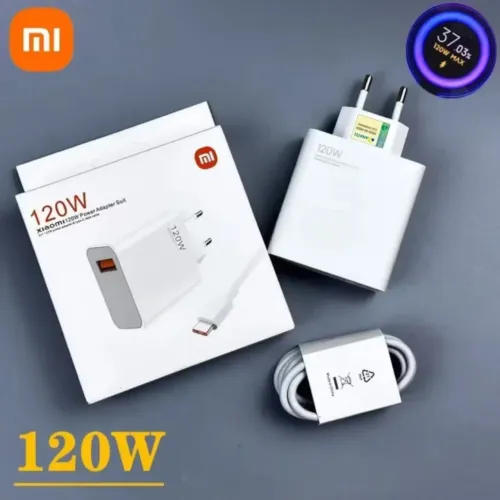 Carregador 120w Turbo Power Xiaomi Saída Tipo C