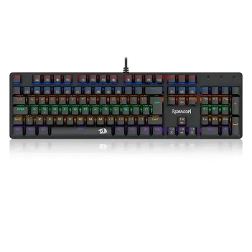Teclado Mecânico Gamer Redragon Valheim Rainbow, Switch Brown, ABNT2, Preto - K608-R (PT-B