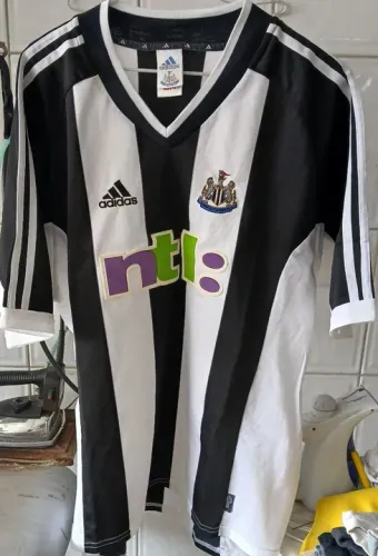 Camisa Newcastle Inglaterra 2001 - NTL - Adidas Made in UK Frete Gratis