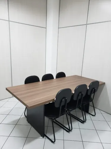 Mesa de Reunião para Escritório Tampo 30 e 40mm - Imediato