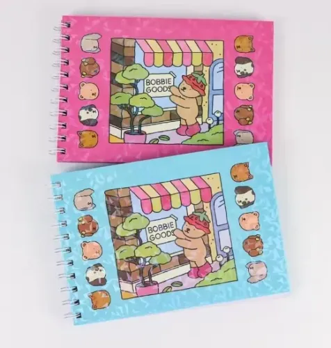 Livro de Colorir Bobbie Goods com 12 Canetinhas