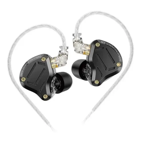 Fone Kz Zs10 Pro 2 Retorno De Palco sem microfone Preto