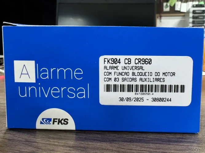 Alarme automotivo Fks instalado na hora na promoção 230,00