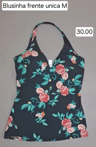 Blusa de alça floral - única!