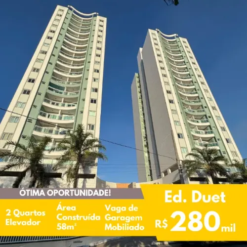 FIT - Venda - Duet - Pq. Tamandaré - 2 Quartos - Elevadores