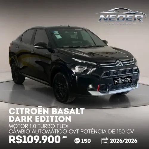 Citroen Basalt DARK EDITION 1.0 TB 200 5P AUT. 2026