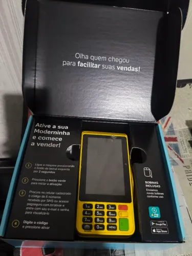 Maquininha de cartão moderninha