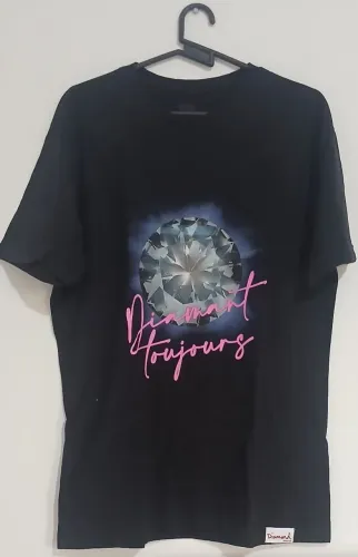 Camiseta preta diamond tamanho P