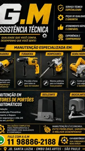 G.M Assistência técnica Embu das artes