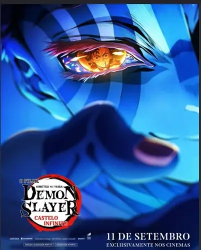 Demon Slayer poster/cartaz tamanho cinema 