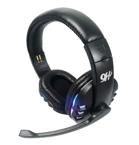Fone de Ouvido Gamer Headset RGB Led Plug P3 com Microfone Usb Led 9H