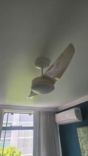 Ventilador 2 pás excelente comprado na lerroy merlin 