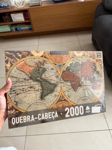 Quebra-cabeça Mapa Mundi