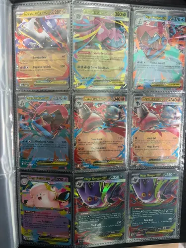 Pokémon TCG Mega Ex variadas