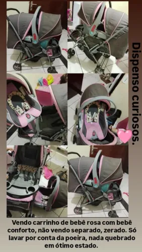 Vende,se carrinho de bebê com bebê conforto novo e bem conservado pouco tempo de uso ?