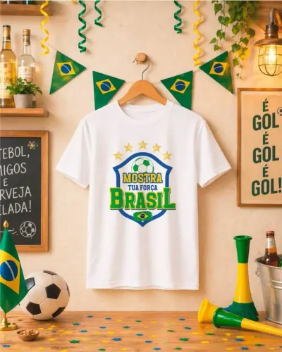 Camisa personalizada do brasil para empresas