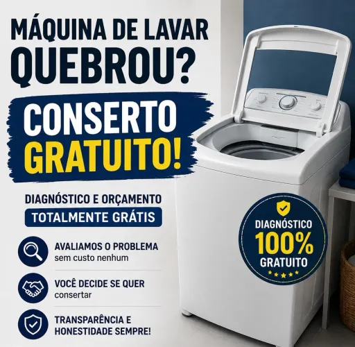 MAQUINA DE LAVAR - conserto GRÁTIS