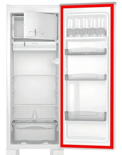 Borracha geladeira Consul CRA32a/CRA34d/CRA35f/CRB36ab - 1,39x0,58 - cinza - NOVA