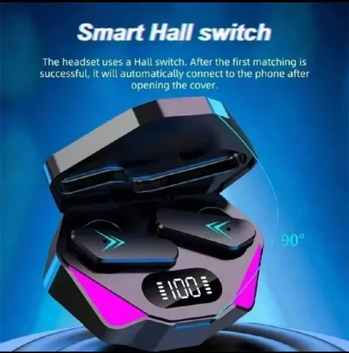 ? Fone Gamer Bluetooth TWS 9D com LED RGB - Som Imersivo, Modo Game & Música!