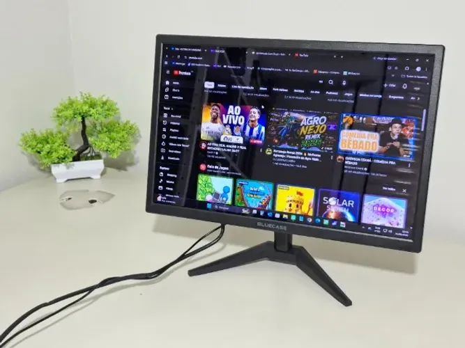 MONITOR 19' .. HDMI E VGA, EM ESTADO DE NOVO ... ACEITO CARTAO