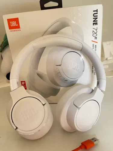 ? Fone de Ouvido JBL Tune 720BT Branco - Excelente Estado ?