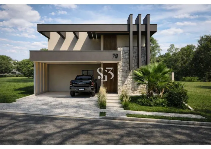 Residência de Luxo no Swiss Park: Casa térrea com 3 suítes e piscina em condomínio de alto