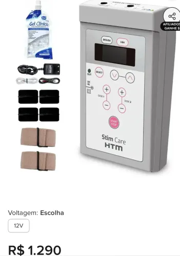 Micro corrente HTM Stim Care portátil