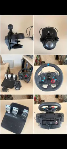 Volante logitech g29, compatível com ps4/ps5