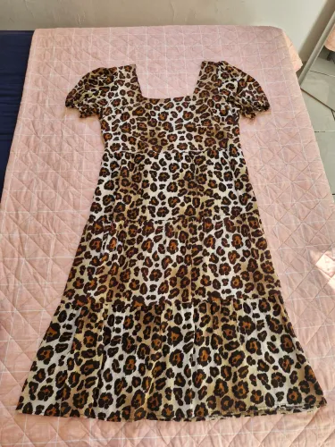 Vestido animal print