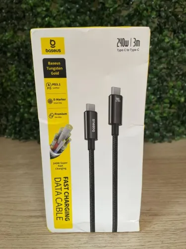 Cabo tipo C Baseus 240W 3M