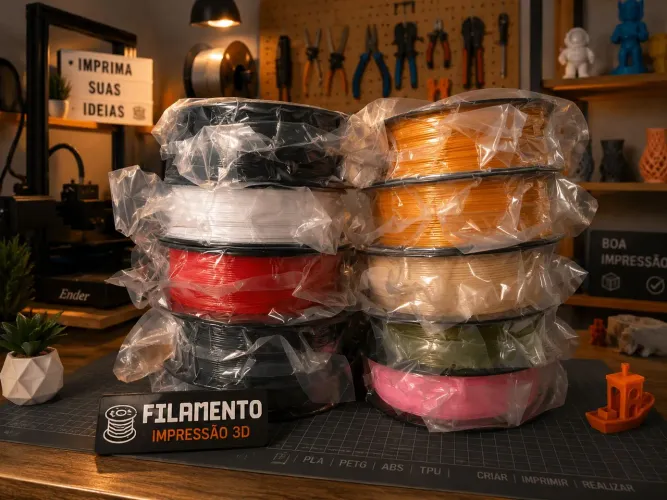 Filamento PETG Diversas cores Disponíveis a partir de R$90,00