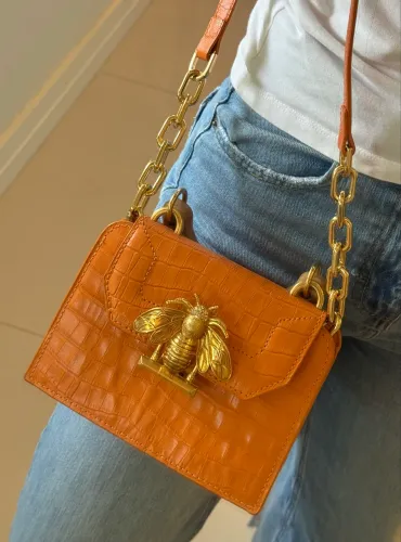 Bolsa laranja da schultz