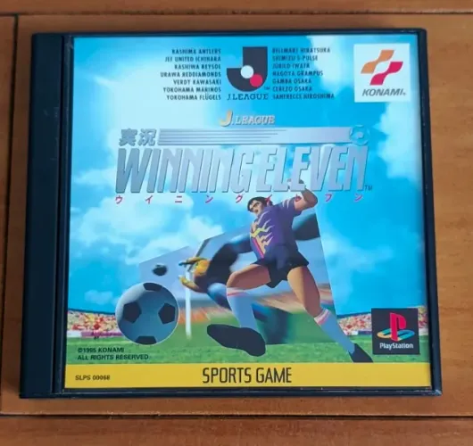 PS1 - J.League Jikkyou Winning Eleven Japonês Original 1995