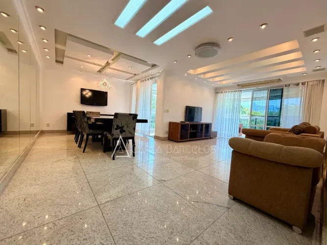 Apartamento com 4 suítes para l.ocação na Barra de Tijuca