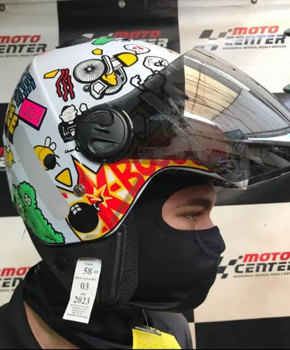 ? Capacete Moto Diferenciado - Conforto + Estilo R$197