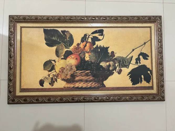 Quadro Caravaggio ? cesto de frutas?