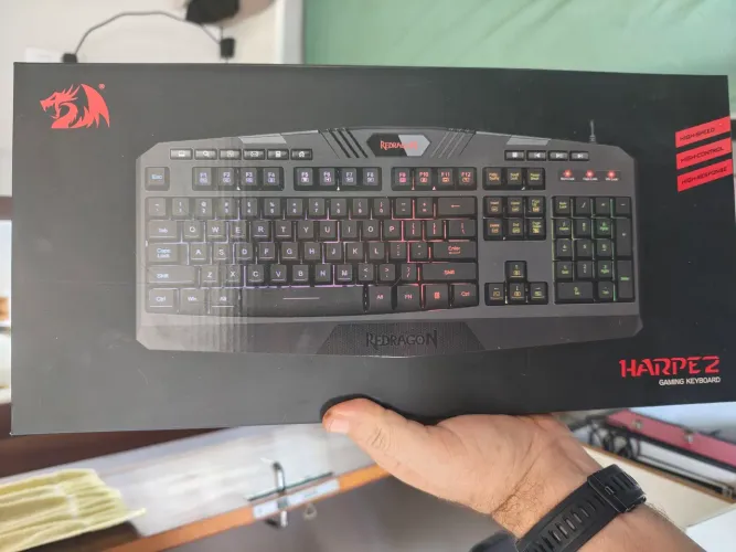 Teclado Gamer Redragon Harpe2 com Nota fiscal e Garantia.