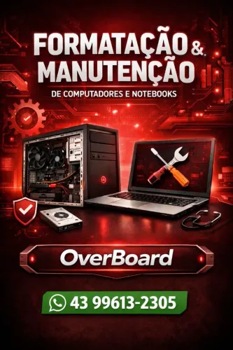Formatação e reparos de PCs e GPUs