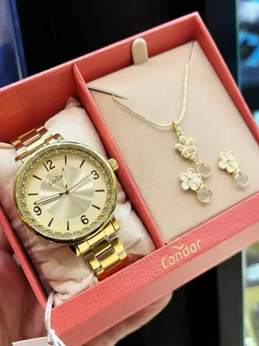 Relógio Feminino Condor Dourado