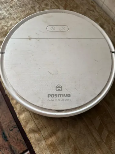 Robô Aspirador Positivo Inteligente Wi-Fi + Alexa