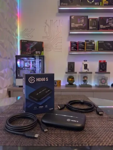 Placa de Captura Elgato HD60 S USB 3.0 Full HD 1080p 60fps Completa