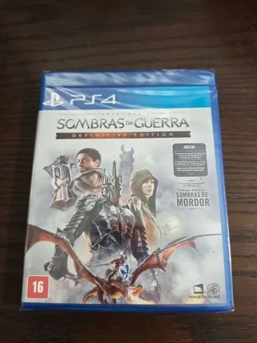 Jogo PS4 Terra Média Sombras da Guerra Definitive Edition - Lacrado