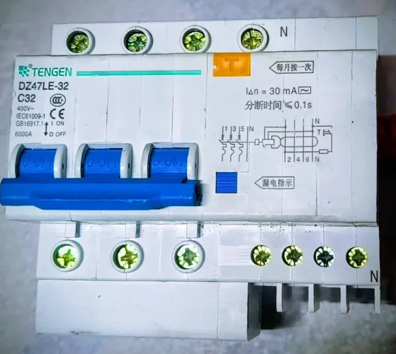 DISJUNTOR RESIDUAL (DR) TENGEN dz47le-32