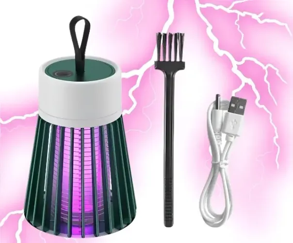 Repelente Mata Mosquito Led Uv Elétrico Pernilongo Insetos