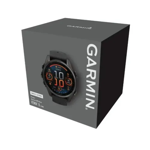 Relogio Garmin fenix 8 43mm amoled saphira