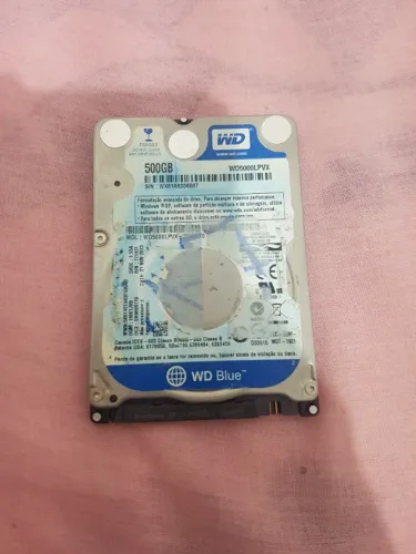 Hd 500gb de notebook