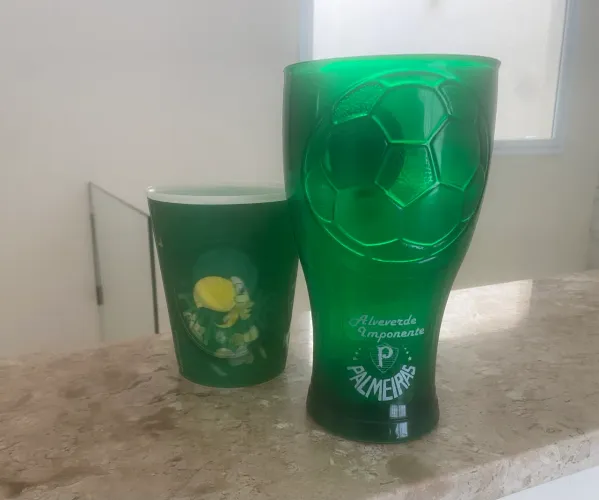 2 Copos S.E. Palmeiras (produto licenciados)